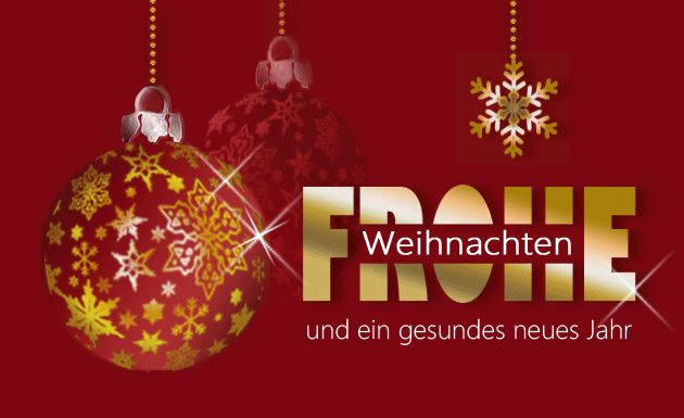 Frohe Weihnachten wünscht das Technodat-Team