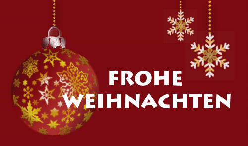 Frohe Weihnachten wünscht Technodat